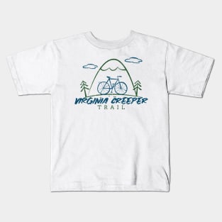 Virginia Creeper Trail Kids T-Shirt